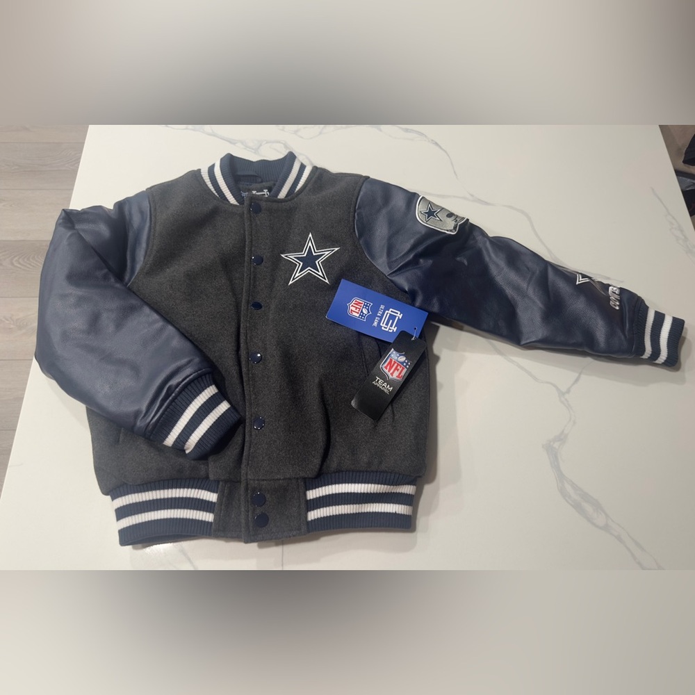 Dallas Cowboys Youth Varsity Jacket Retails For $155